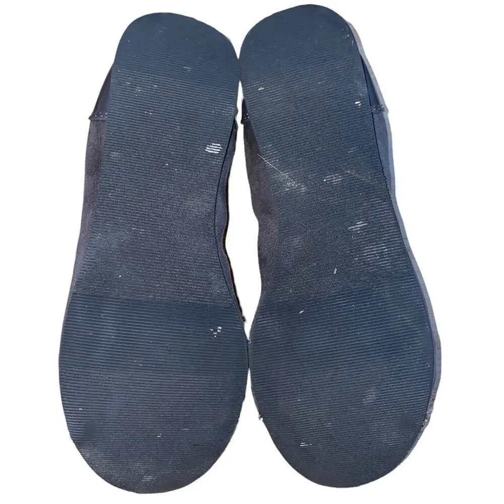 Seychelles Triangle Flats Size 7 Gray Cap Toe Ballet‎ Shoes Comfort Slip On